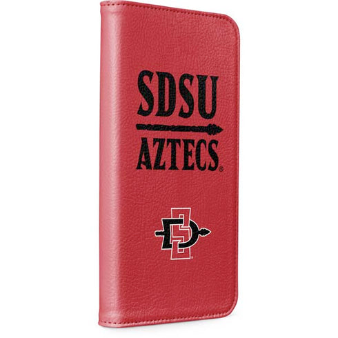 San Diego State University Aztecs Red iPhone 15 Pro Folio Case